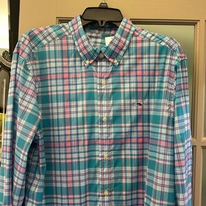 New with tags vineyard vines performance button down Sz large